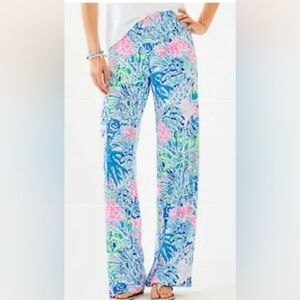 Lilly Pulitzer Lorena Breezy Pallazzo Pants Large